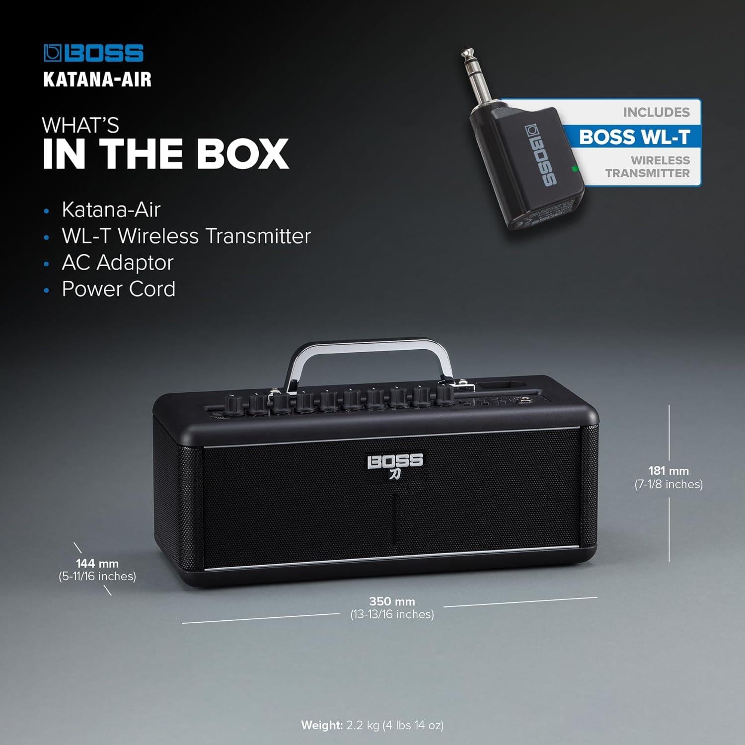 Amplificador de guitarra Boss Katana Air 20W Inalámbrico