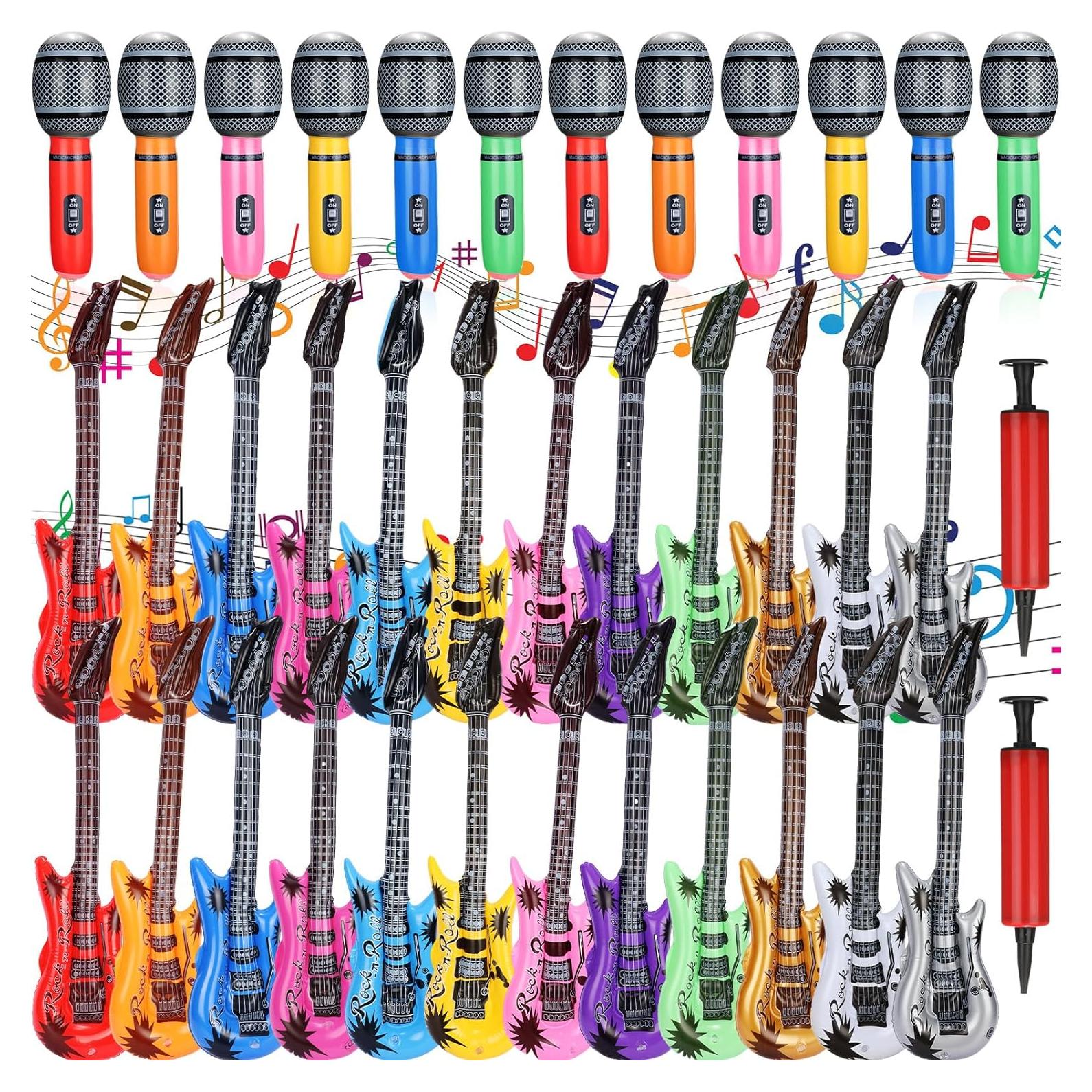 Conjunto de 36 Instrumentos Inflables Chitidr para Fiesta Musical