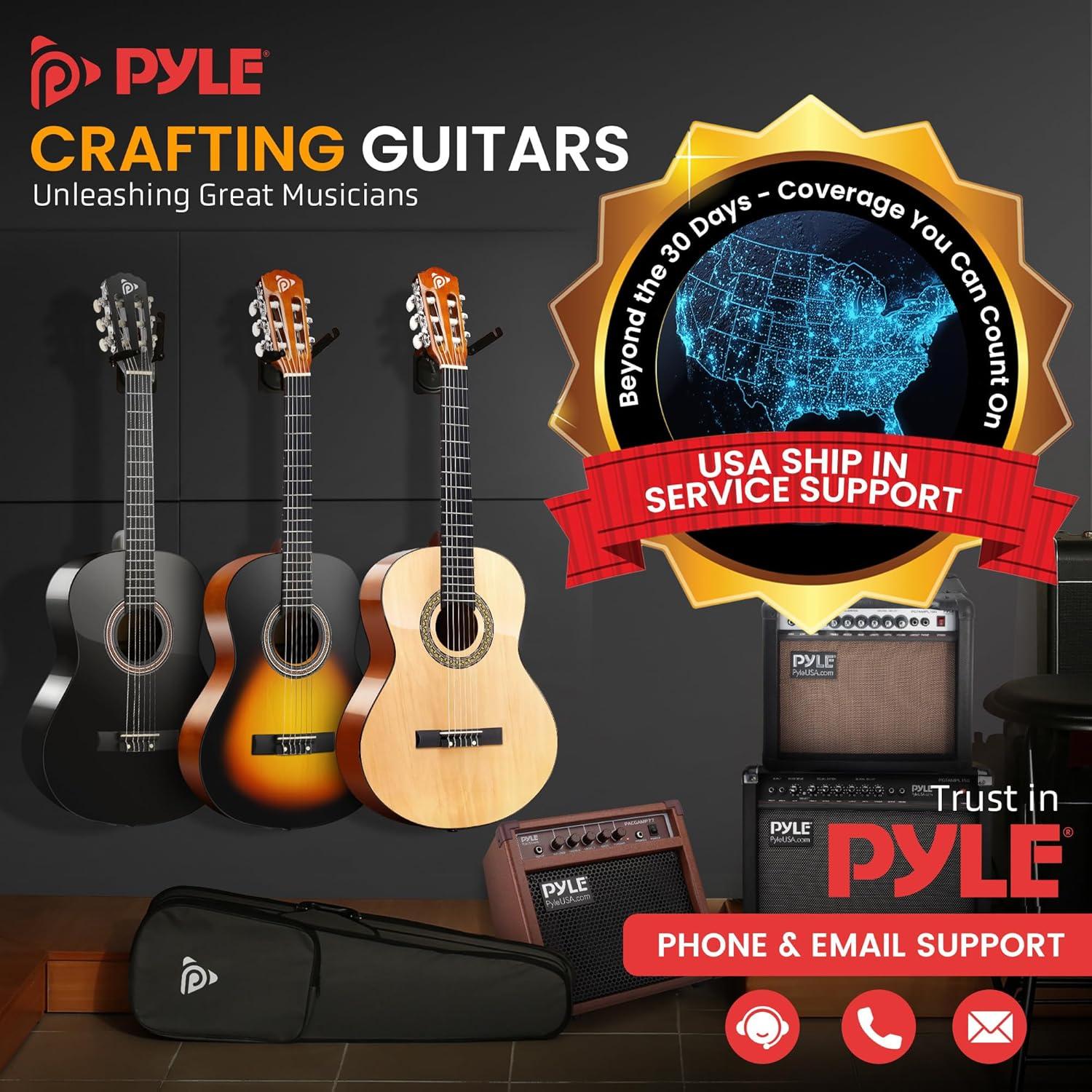 Kit de Guitarra Acústica Pyle 36" Junior para Principiantes