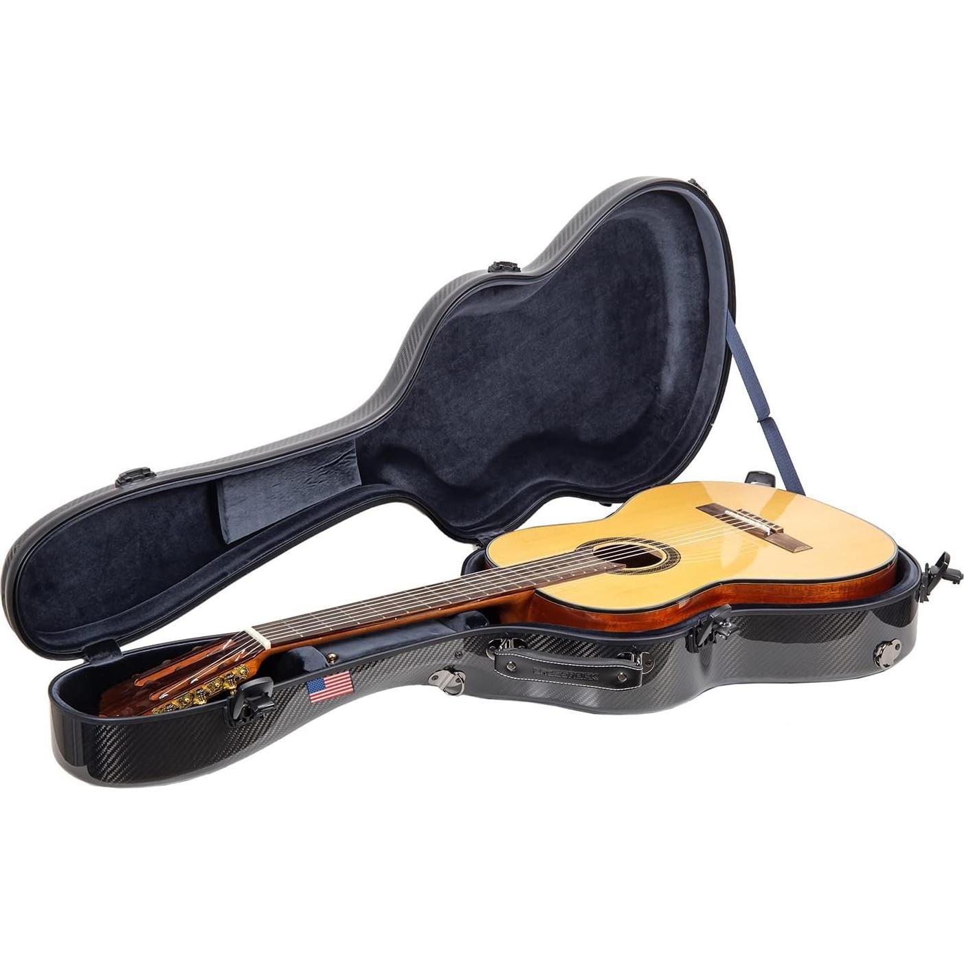Estuche de guitarra clásica Crossrock CRF6030CBK - Fibra de carbono