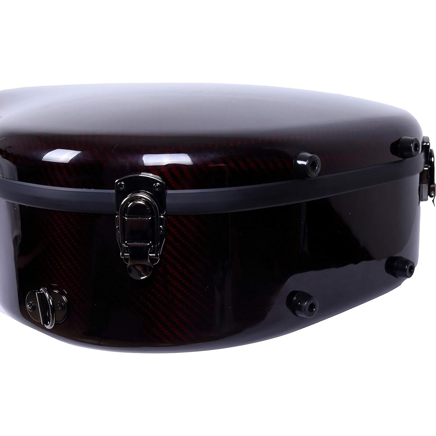 Estuche para guitarra Dreadnought Crossrock CRF6030DRD - Fibra de carbono, Rojo