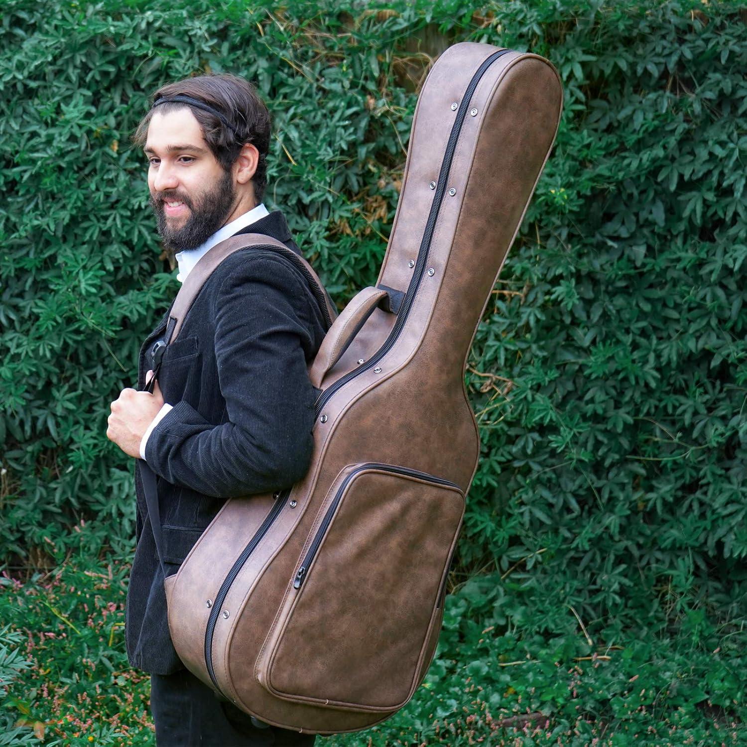 Funda Dura para Guitarra Acústica CAHAYA 40" Impermeable