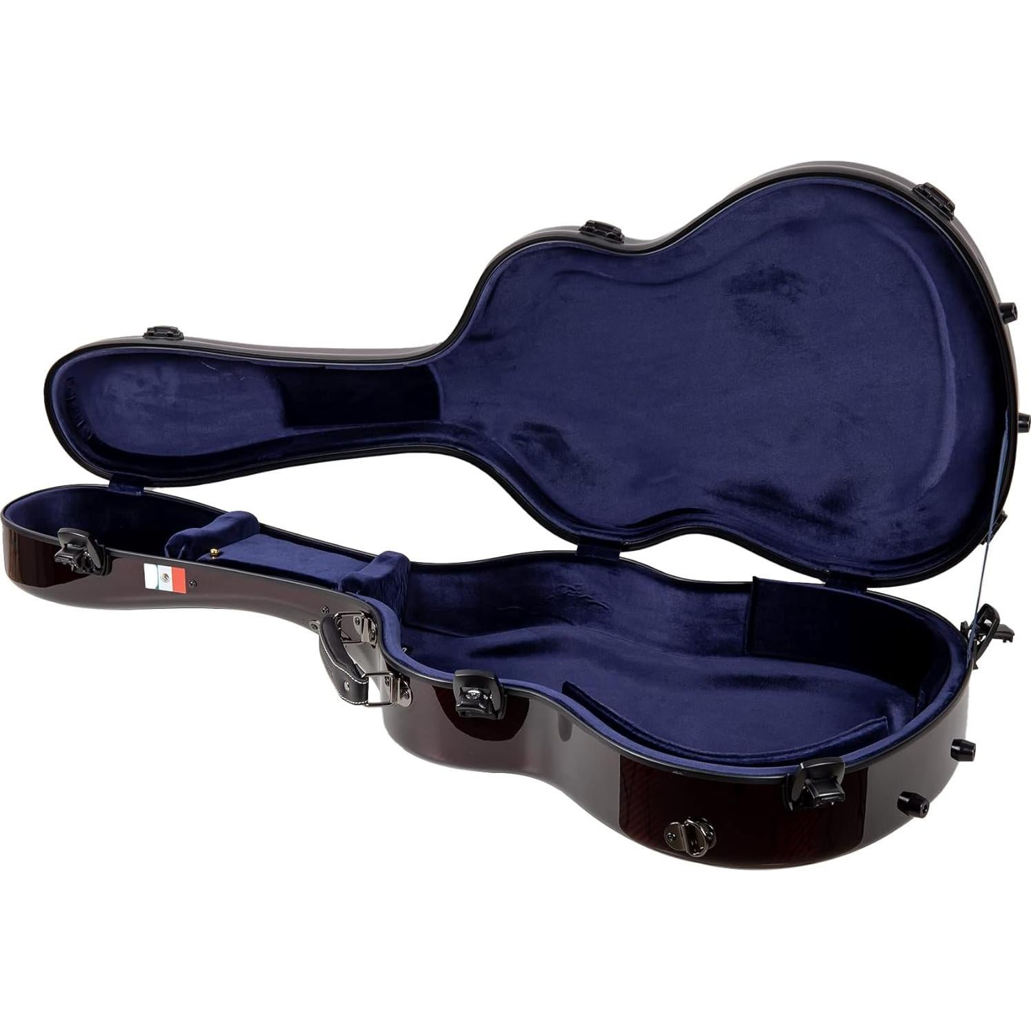 Funda de Guitarra Clásica Crossrock 4/4 Carbono Rojo México