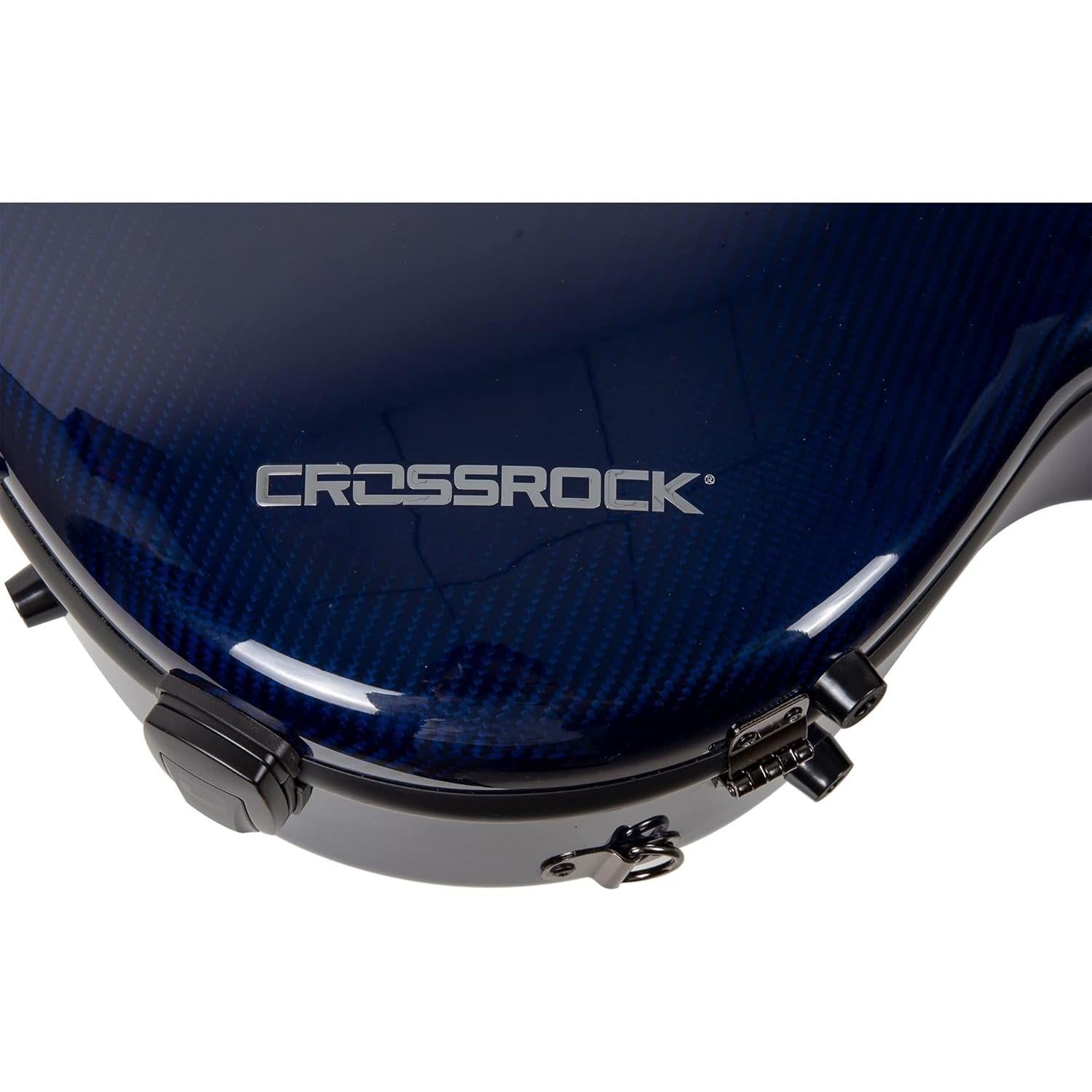 Estuche para guitarra clásica Crossrock CRF6030CBL - Fibra de carbono azul