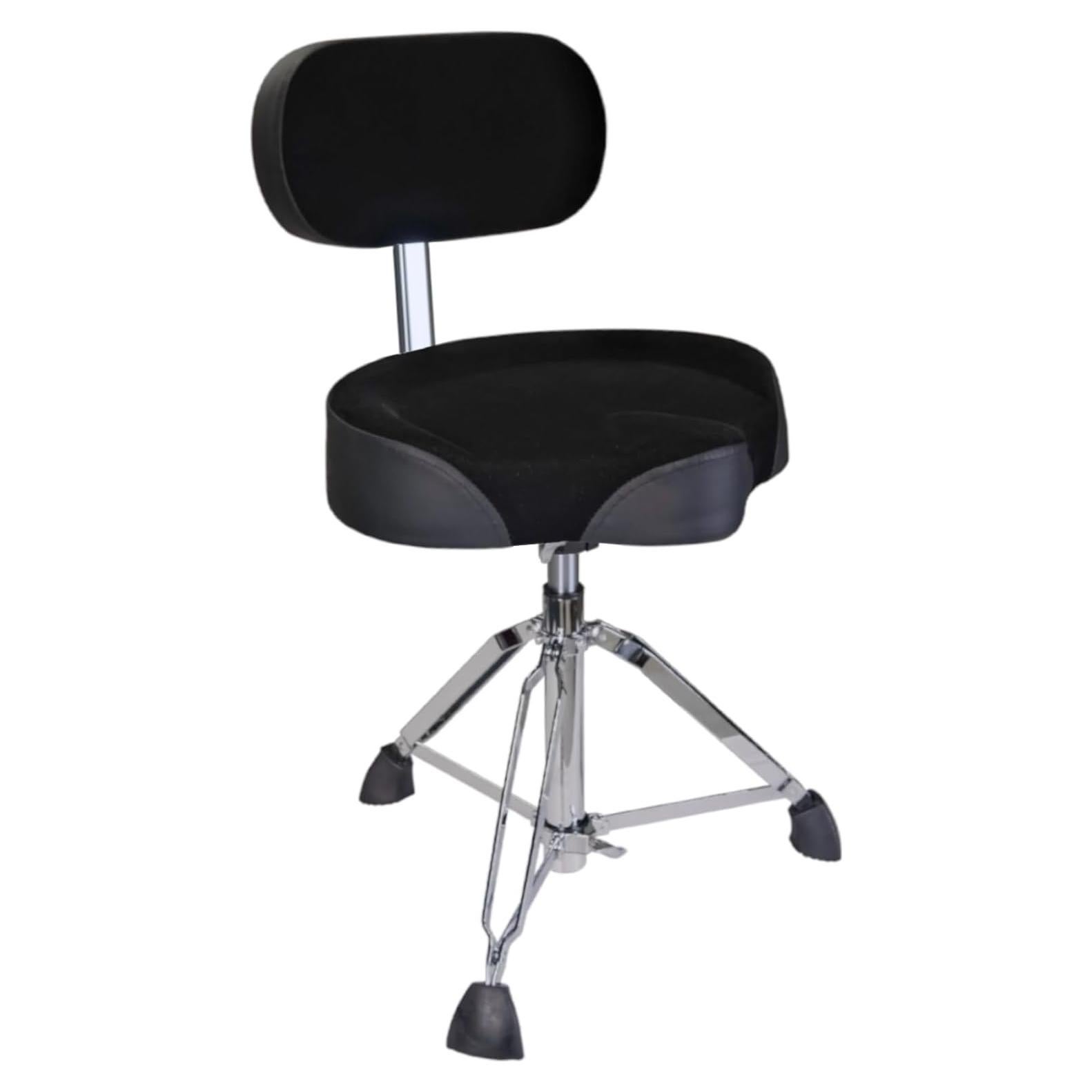 Taburete de Batería GIOCO Ajustable con Respaldo 64.8 cm