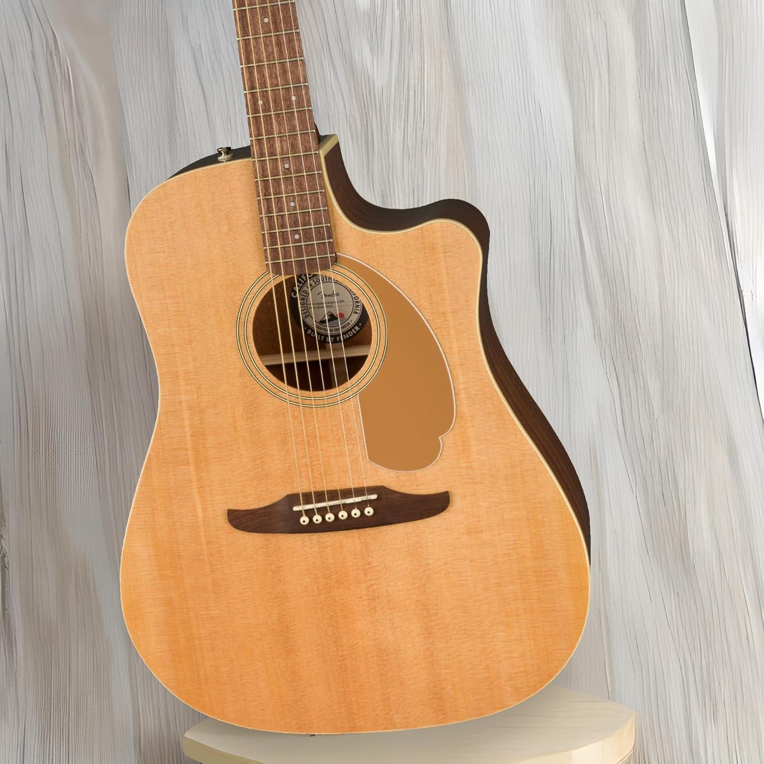 Guitarra Acústica Fender Redondo Player Natural 6 Cuerdas