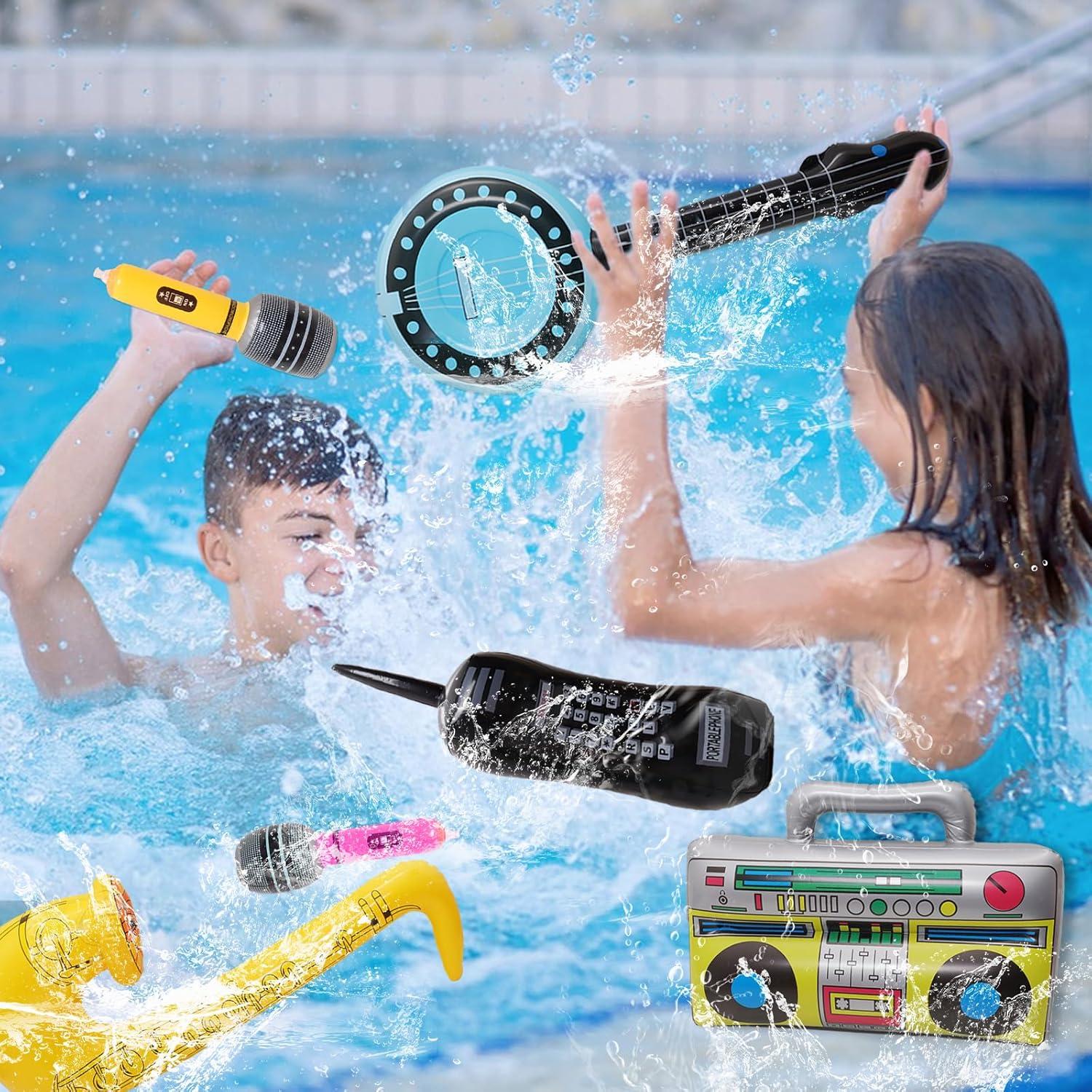 Set de Juguetes Inflables Fumwase 15 Piezas Fiesta Rock