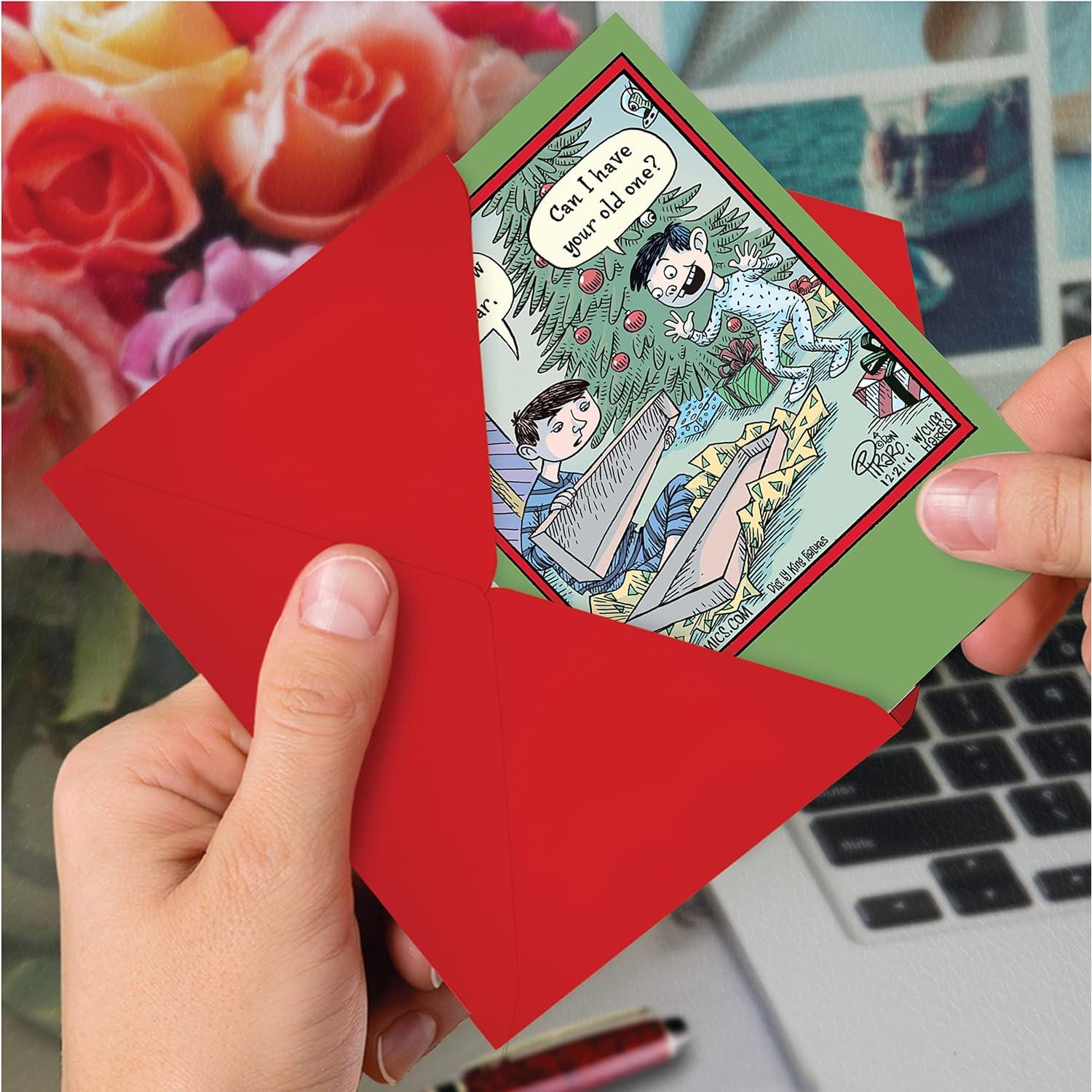 Caja de 12 Tarjetas de Navidad NobleWorks - Guitarra de Aire