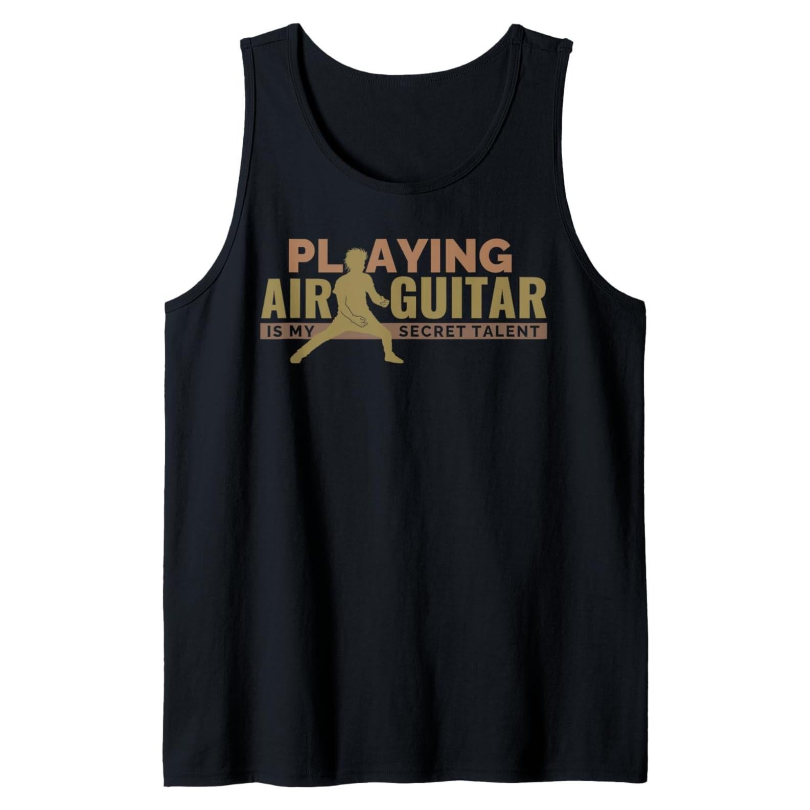 Camiseta sin mangas divertida Air Guitar Music - Guitarristas