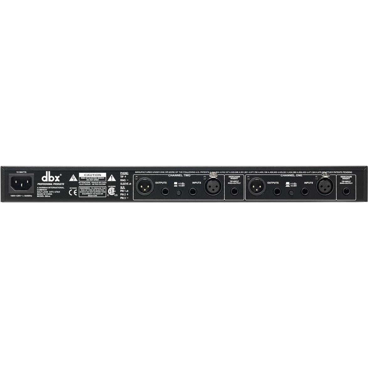 Compresor de Audio dbx 266xs Profesional 1U Plata