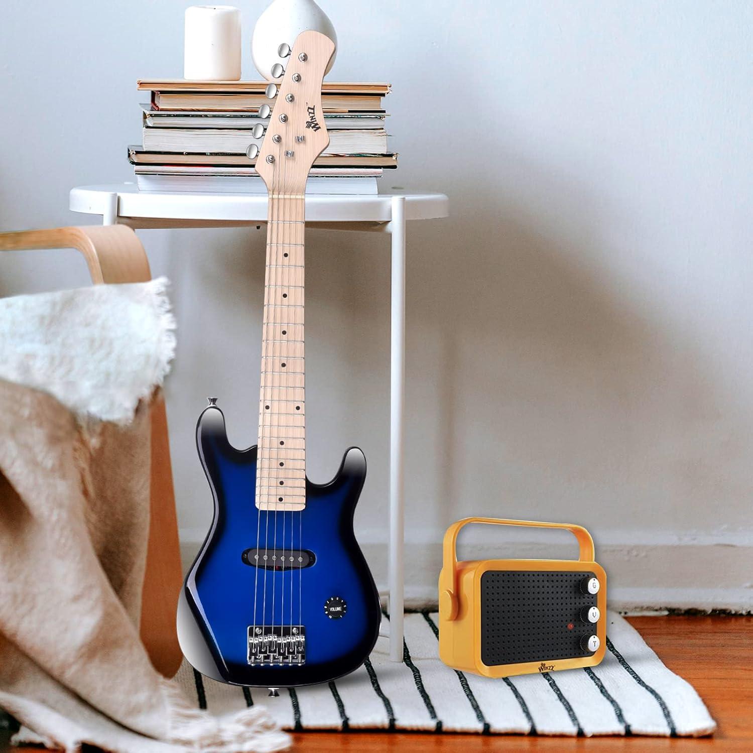 Guitarra Eléctrica WINZZ EGM100 para Niños 30" Azul