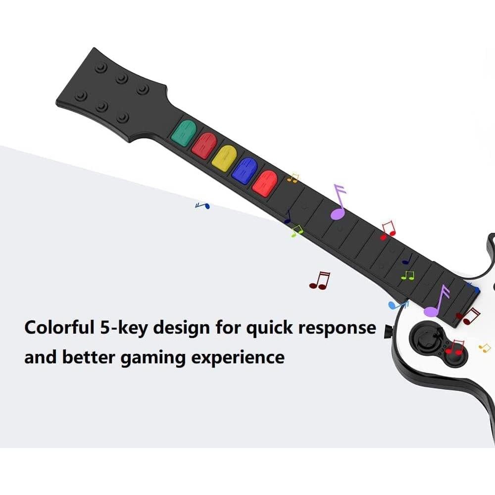 Controlador Inalámbrico DOYO Guitarra para Guitar Hero PS3/PC - 5 Teclas