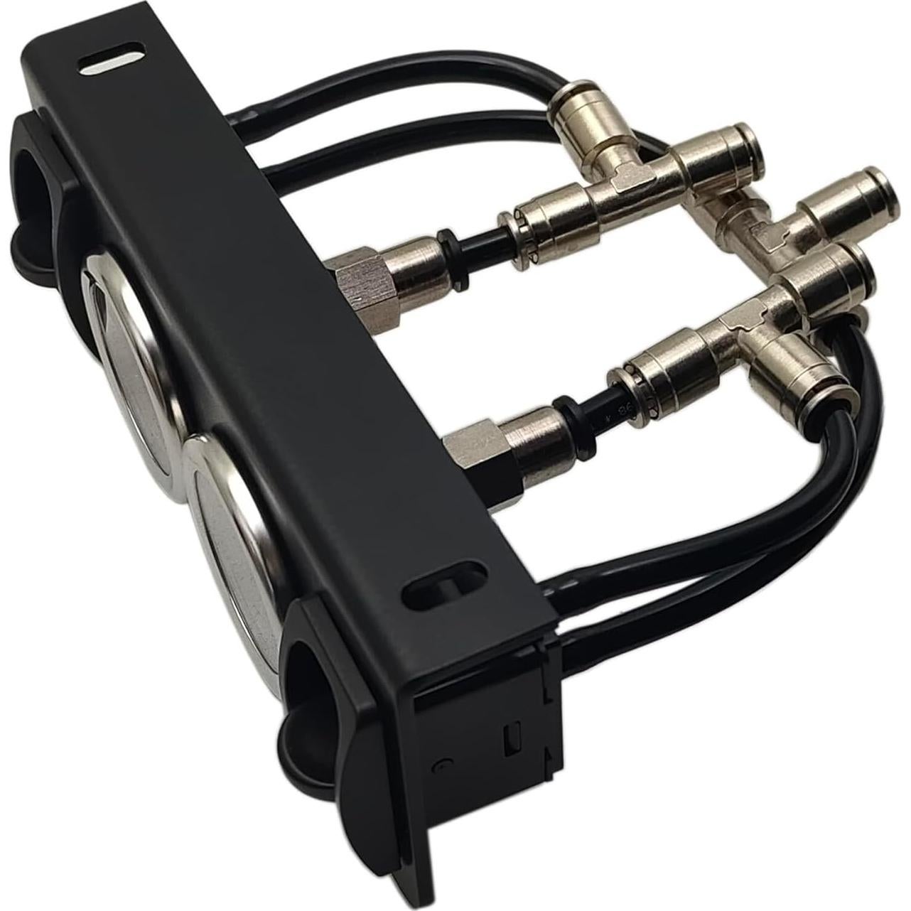 Medidor de Aire Doble NYSUS 200 psi con Válvula de Paleta