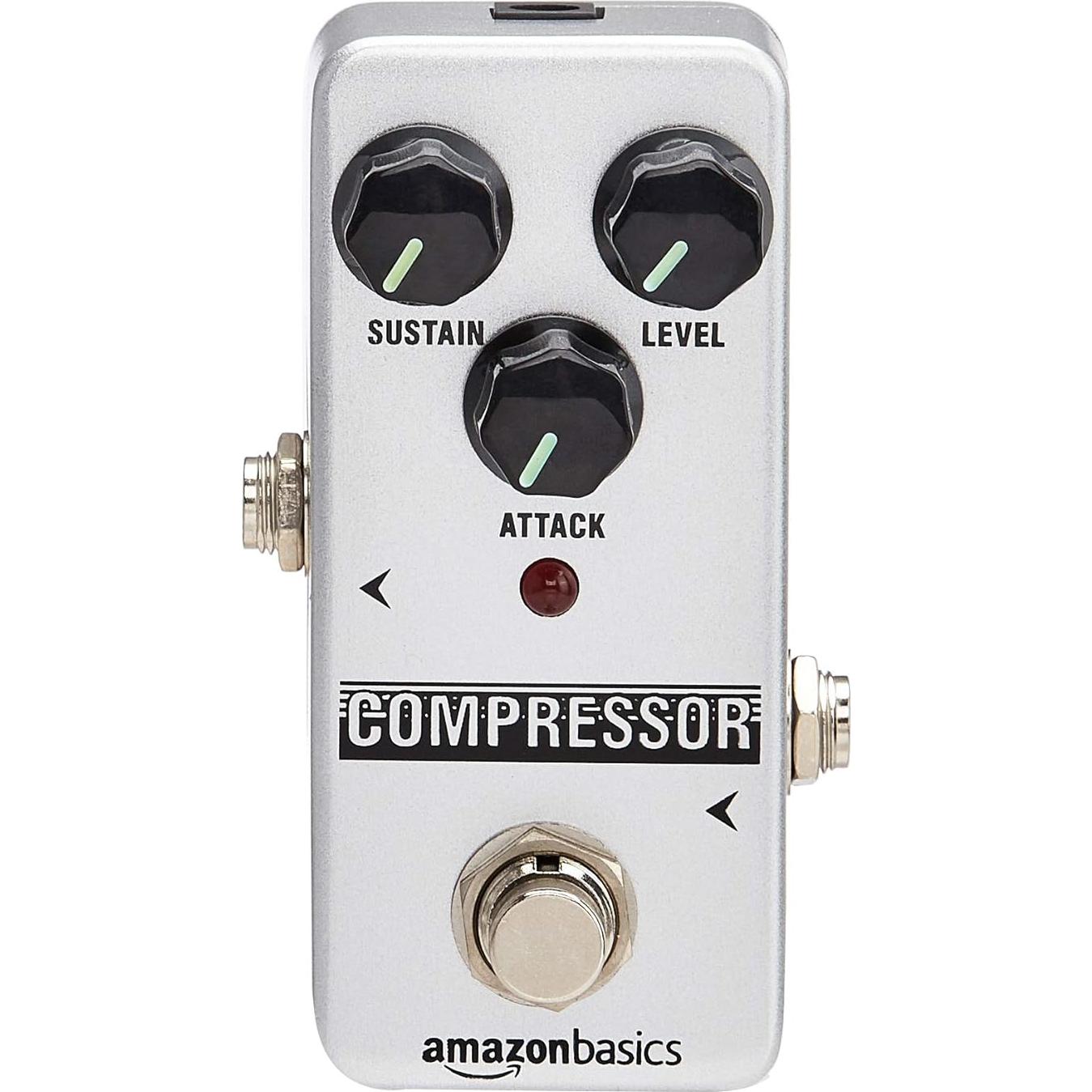 Pedal de guitarra compresor Amazon Basics FCP2 analógico