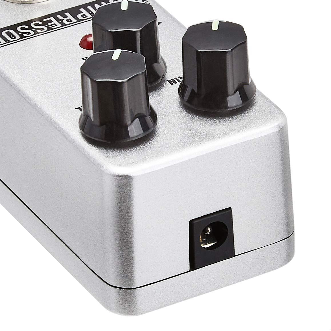 Pedal de guitarra compresor Amazon Basics FCP2 analógico