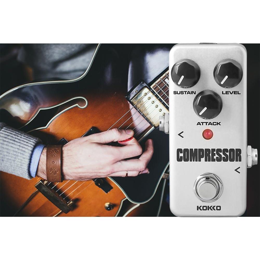 Pedal de guitarra compresor KOKKO FCP2 analógico mini