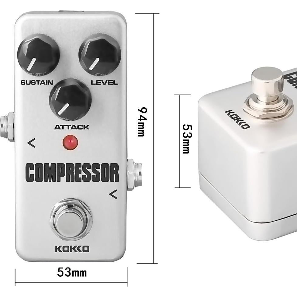 Pedal de guitarra compresor KOKKO FCP2 analógico mini