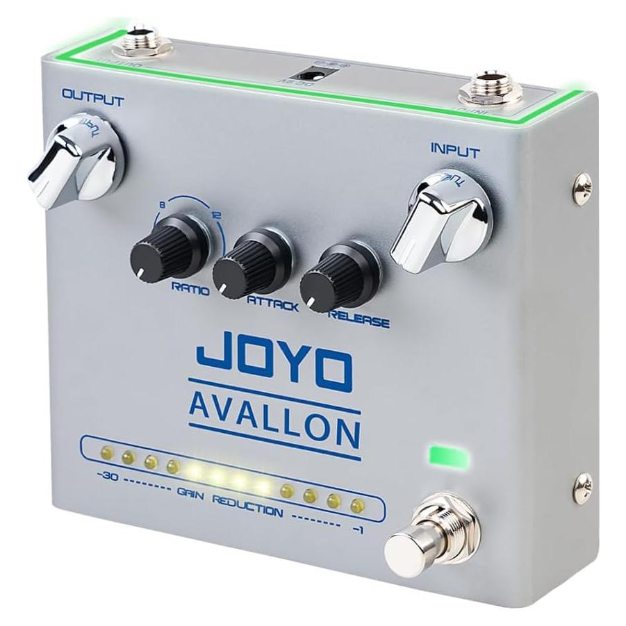 Pedal de Efecto Compresor JOYO R-19 AVALLON para Guitarra y Bajo