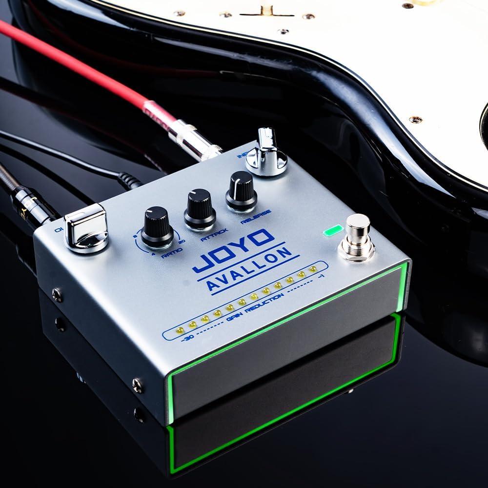 Pedal de Efecto Compresor JOYO R-19 AVALLON para Guitarra y Bajo