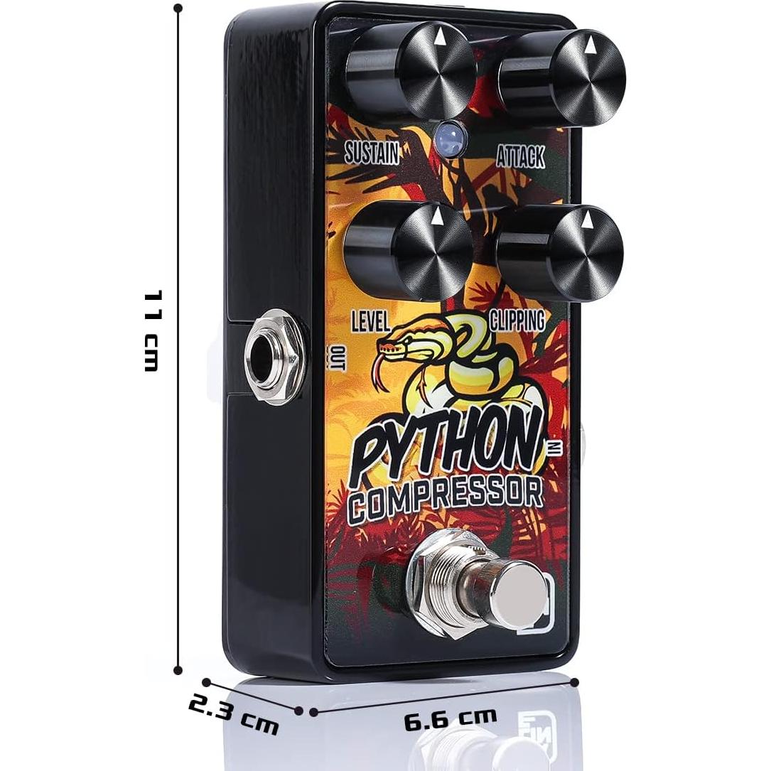 Pedal Compresor Analógico Mini Caline G012 para Guitarra