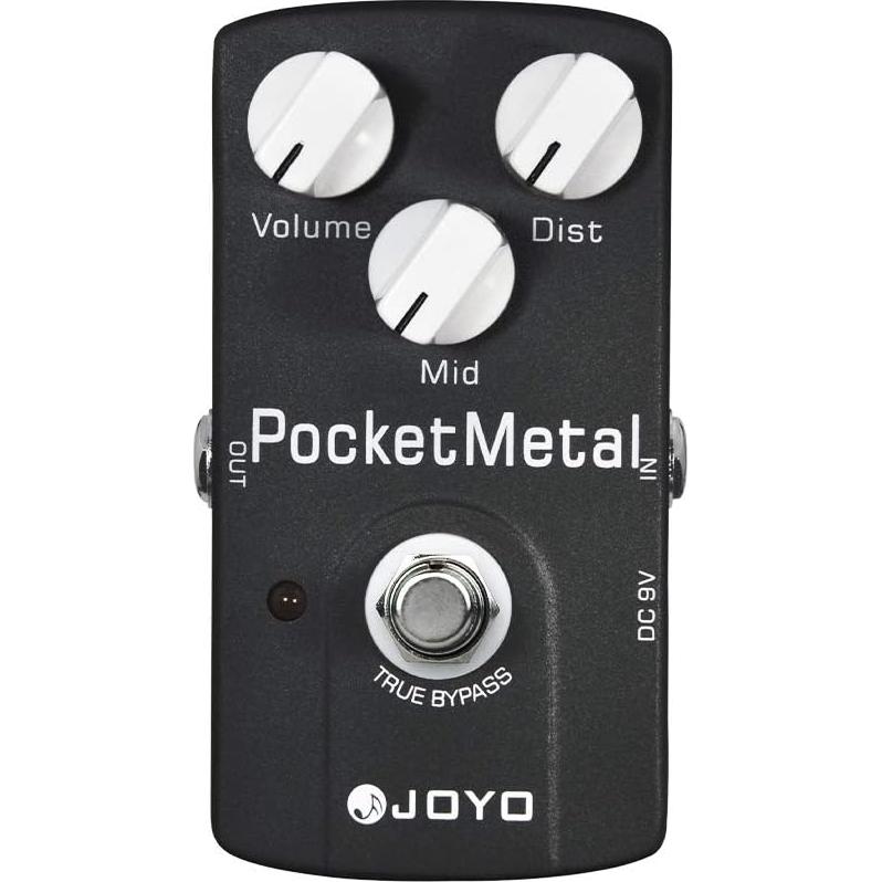 Pedal de Distorsión Metal JOYO JF-35 Pocket Mini 9V