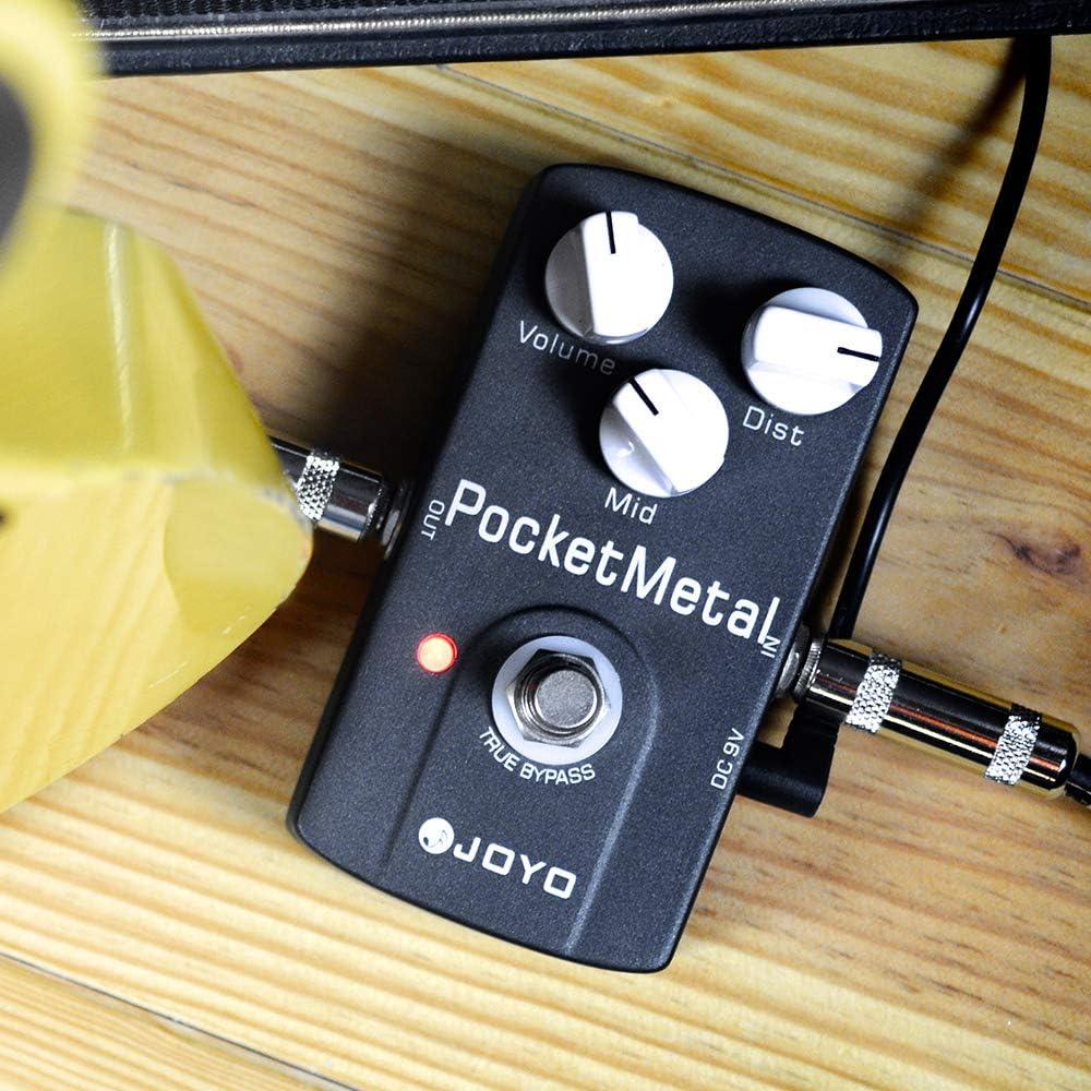 Pedal de Distorsión Metal JOYO JF-35 Pocket Mini 9V