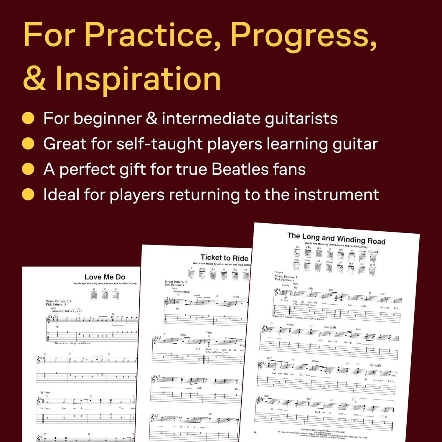 The Beatles 1 | Easy Guitar with Riffs and Solos | 27 Classic Beatles Songs with Tab | Beginner Guitar Songbook | Pop and Rock Sheet Music | Guitar ... for Beginners (Easy Guitar With Notes & Tab)