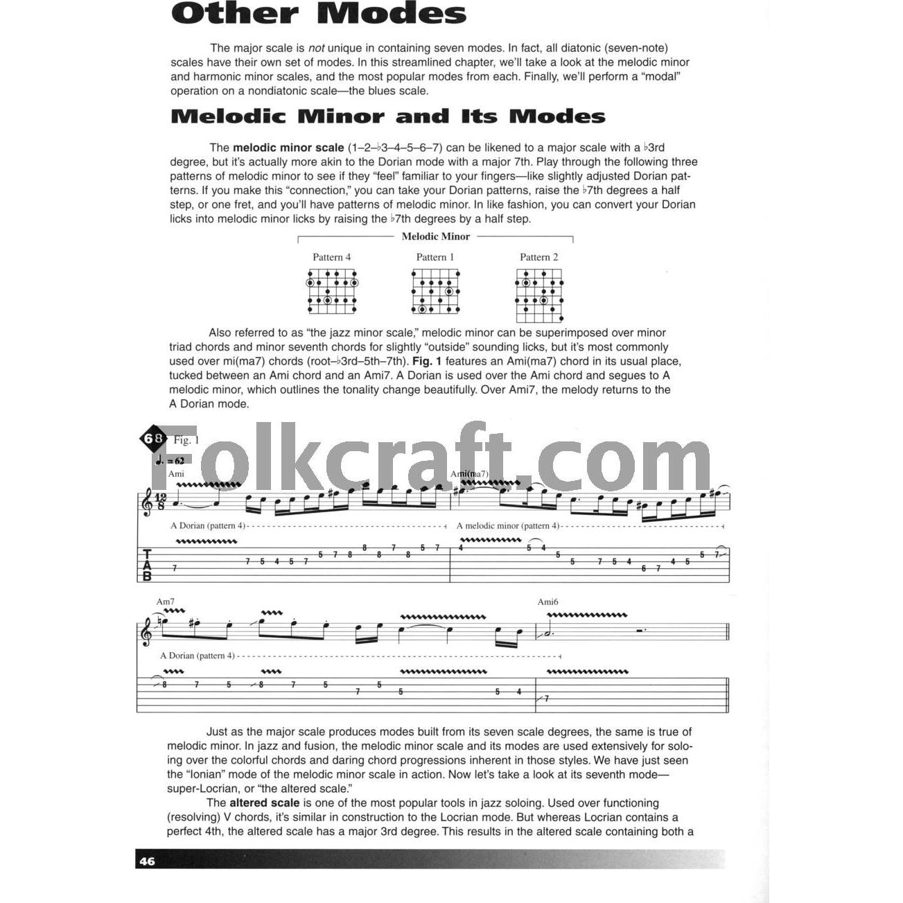 Modes for Guitar Book/Online Audio (Musicians Institute: Private Lessons)