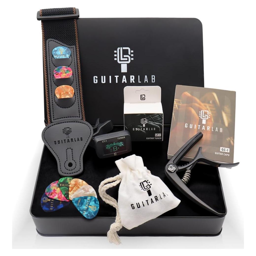 Kit de Accesorios para Guitarra Guitar Lab - Lata Premium