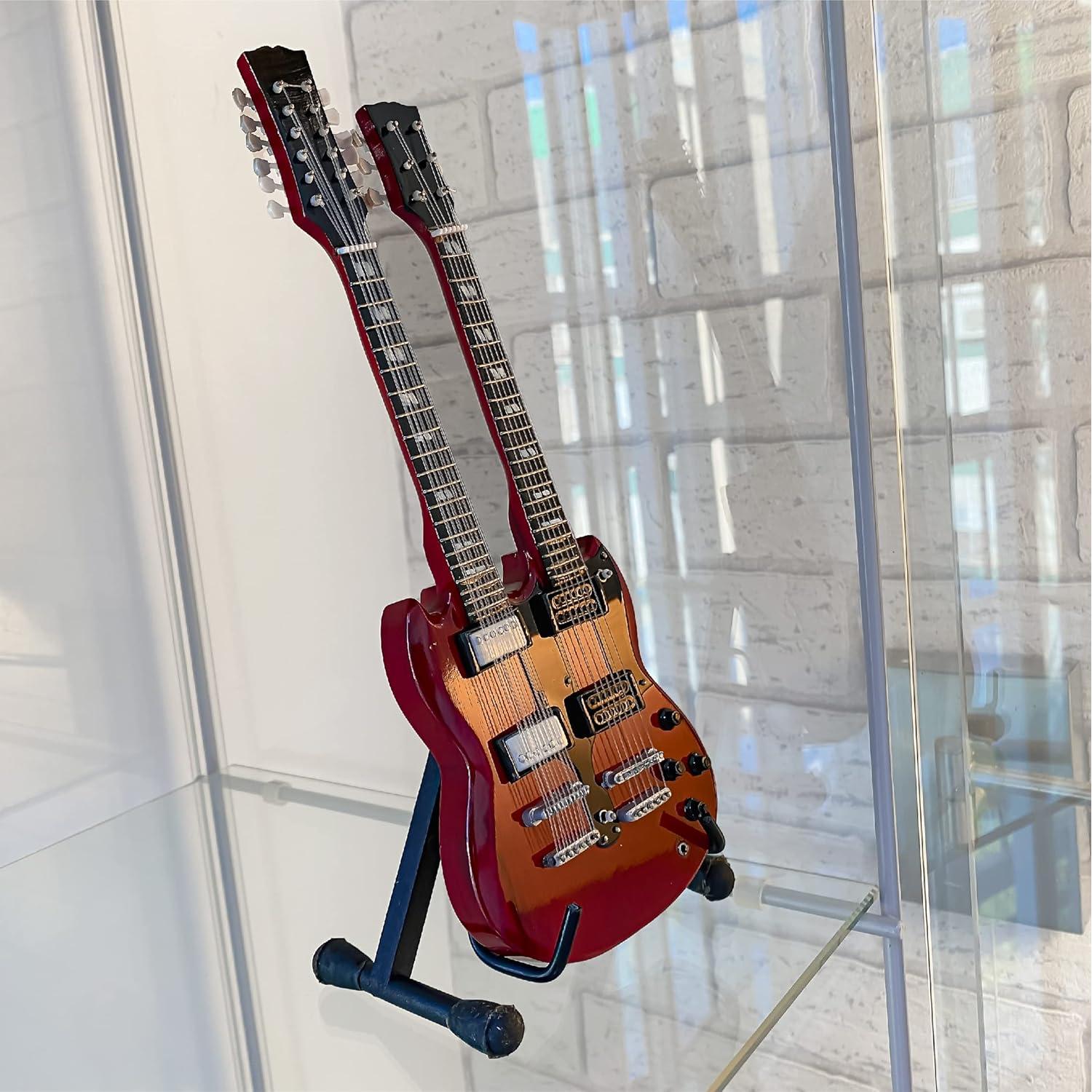 Réplica de guitarra en miniatura Reni Gifts Jimmy Page 25.4 cm