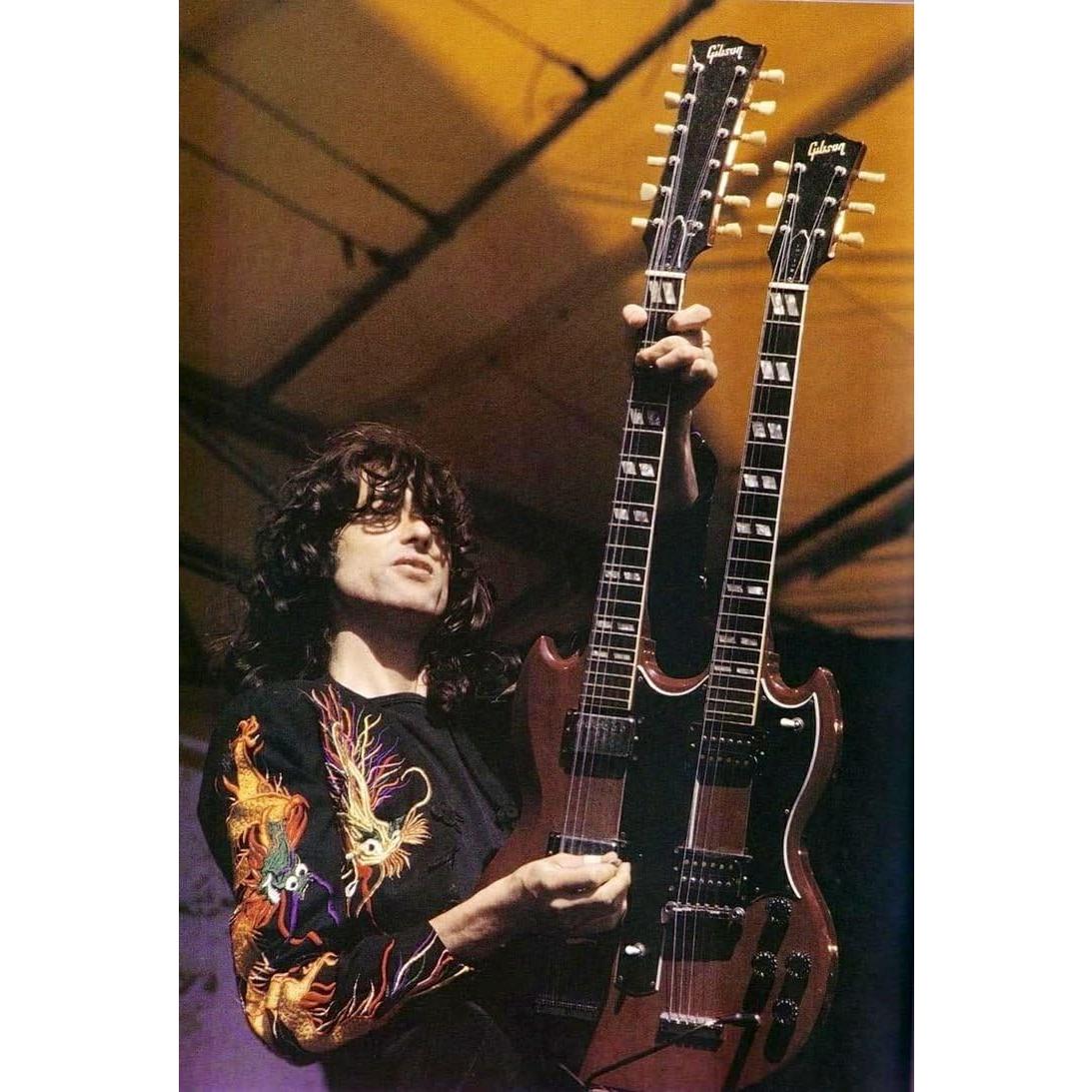 Réplica de guitarra en miniatura Reni Gifts Jimmy Page 25.4 cm