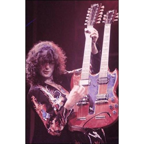 Réplica de guitarra en miniatura Reni Gifts Jimmy Page 25.4 cm