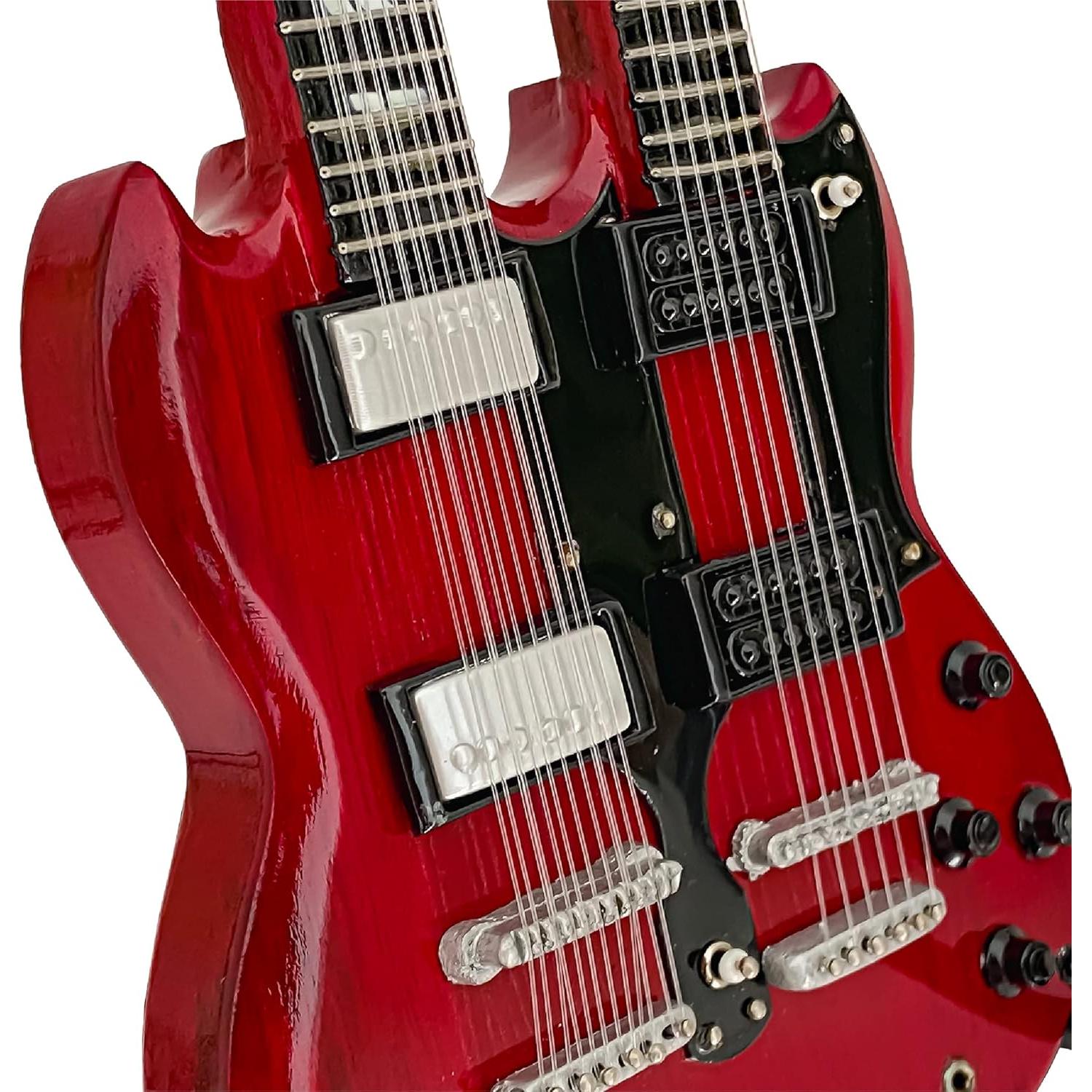 Réplica de guitarra en miniatura Reni Gifts Jimmy Page 25.4 cm