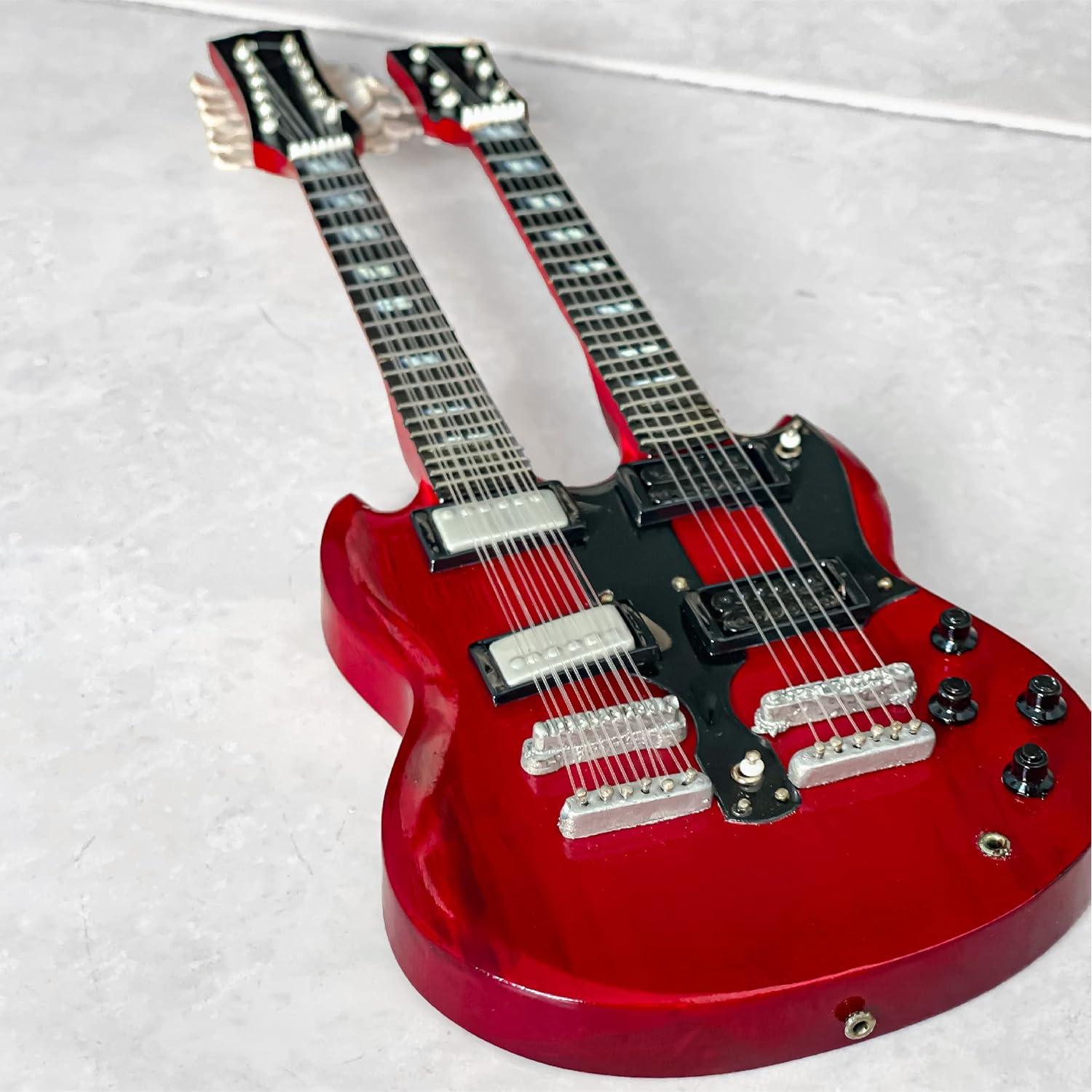 Réplica de guitarra en miniatura Reni Gifts Jimmy Page 25.4 cm