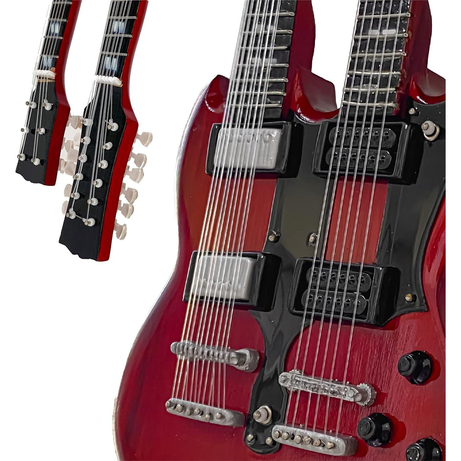 Réplica de guitarra en miniatura Reni Gifts Jimmy Page 25.4 cm