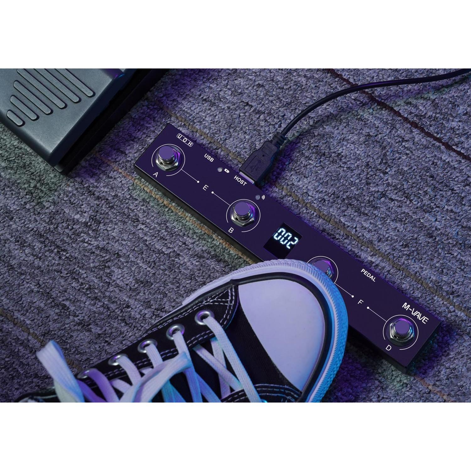 Controlador MIDI Inalámbrico M-VAVE Chocolate Plus 4 Botones