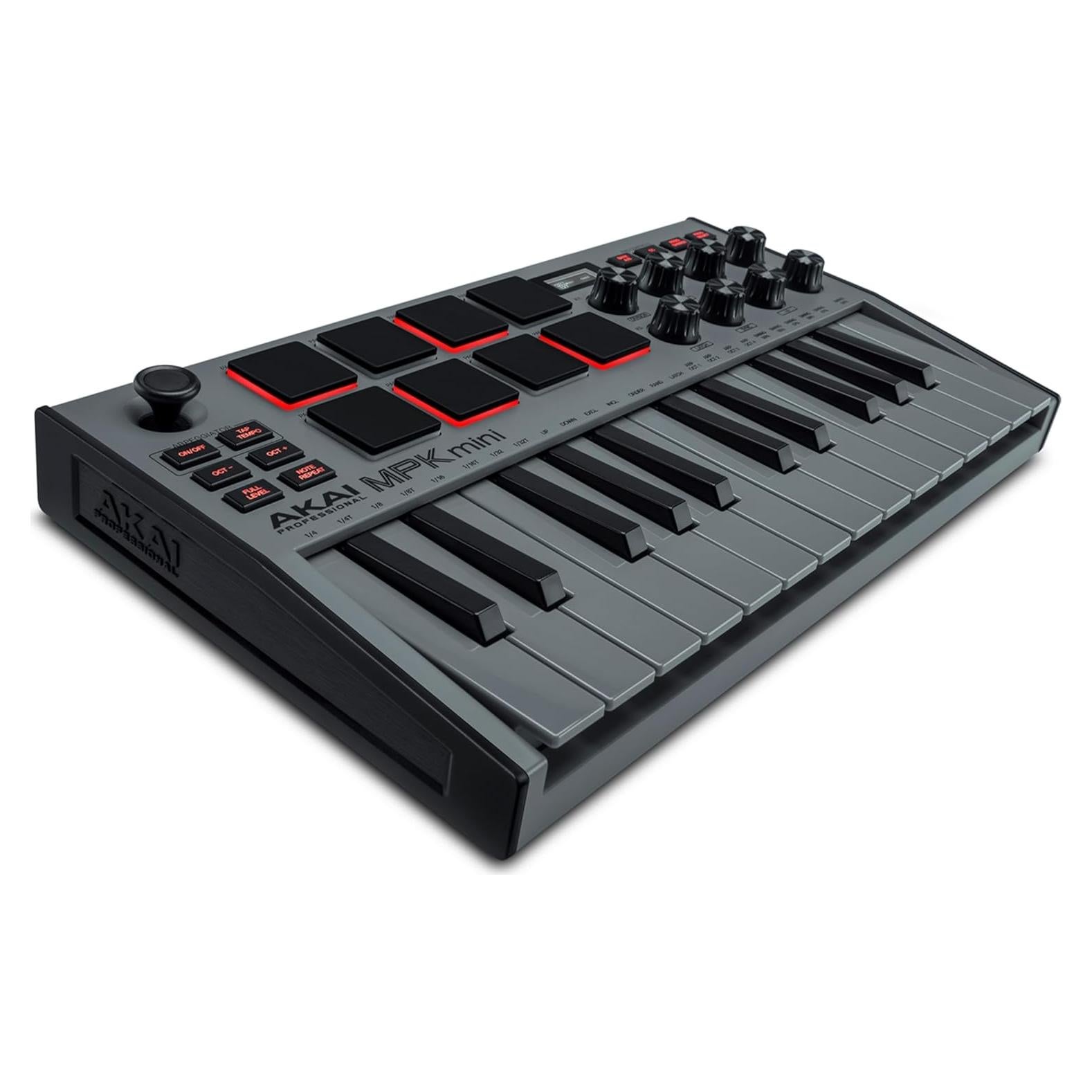 Controlador MIDI USB Akai MPK Mini MK3 25 Teclas Gris