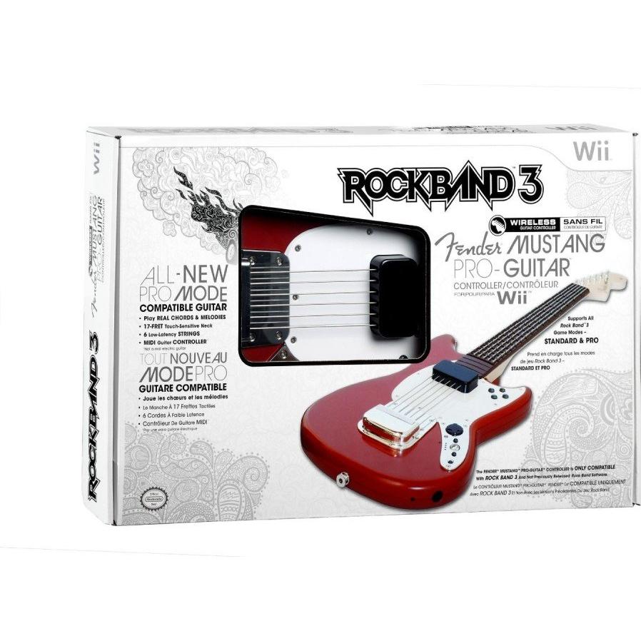 Controlador de guitarra PRO inalámbrico Fender Mustang Rock Band 3
