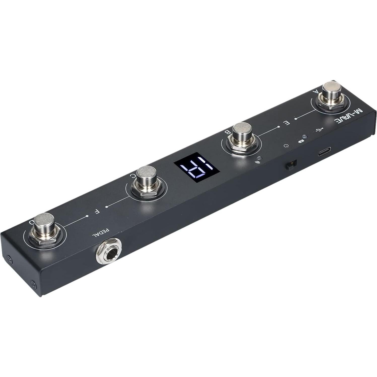 Controlador de Pedal MIDI Inalámbrico Btuty 4 Botones Recargable