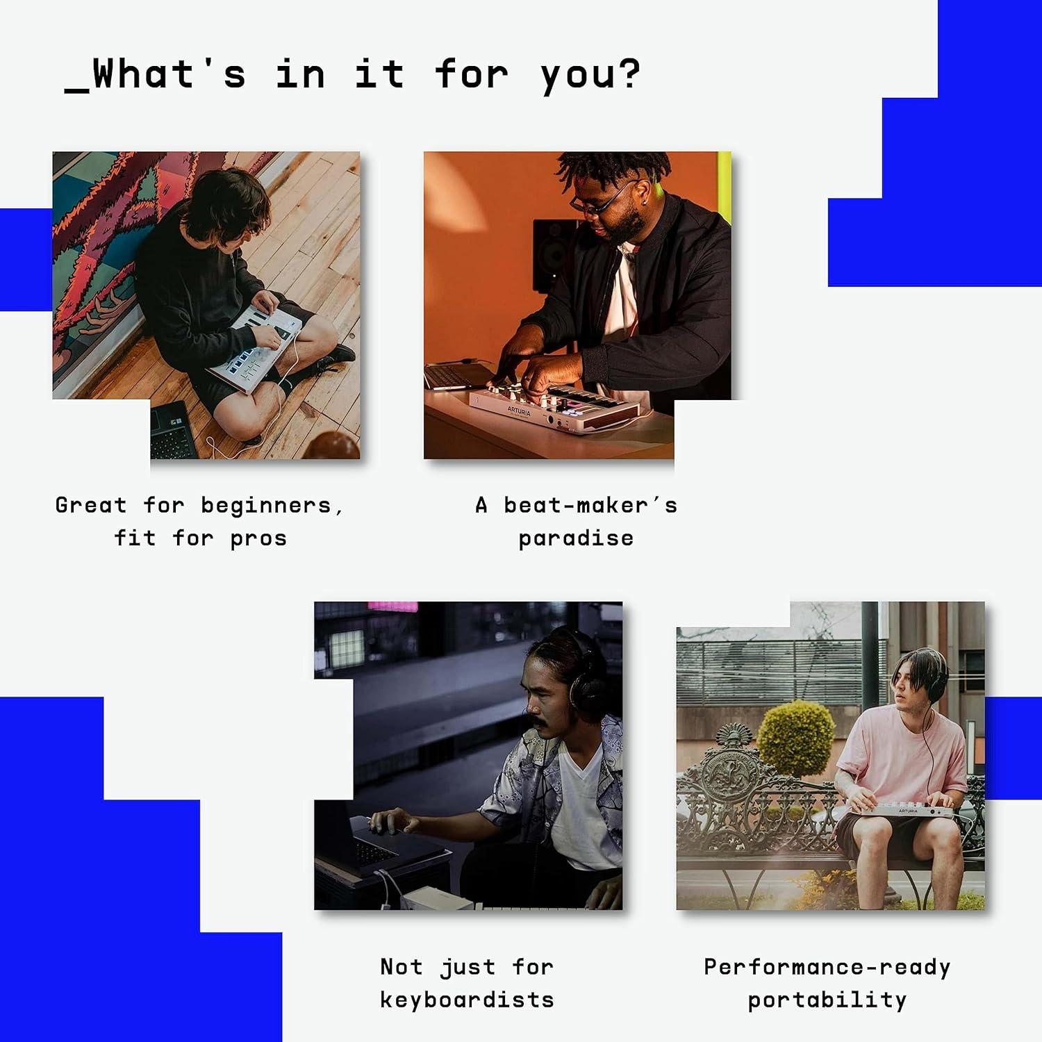 Controlador MIDI USB-C Arturia MiniLab 3 de 25 Teclas