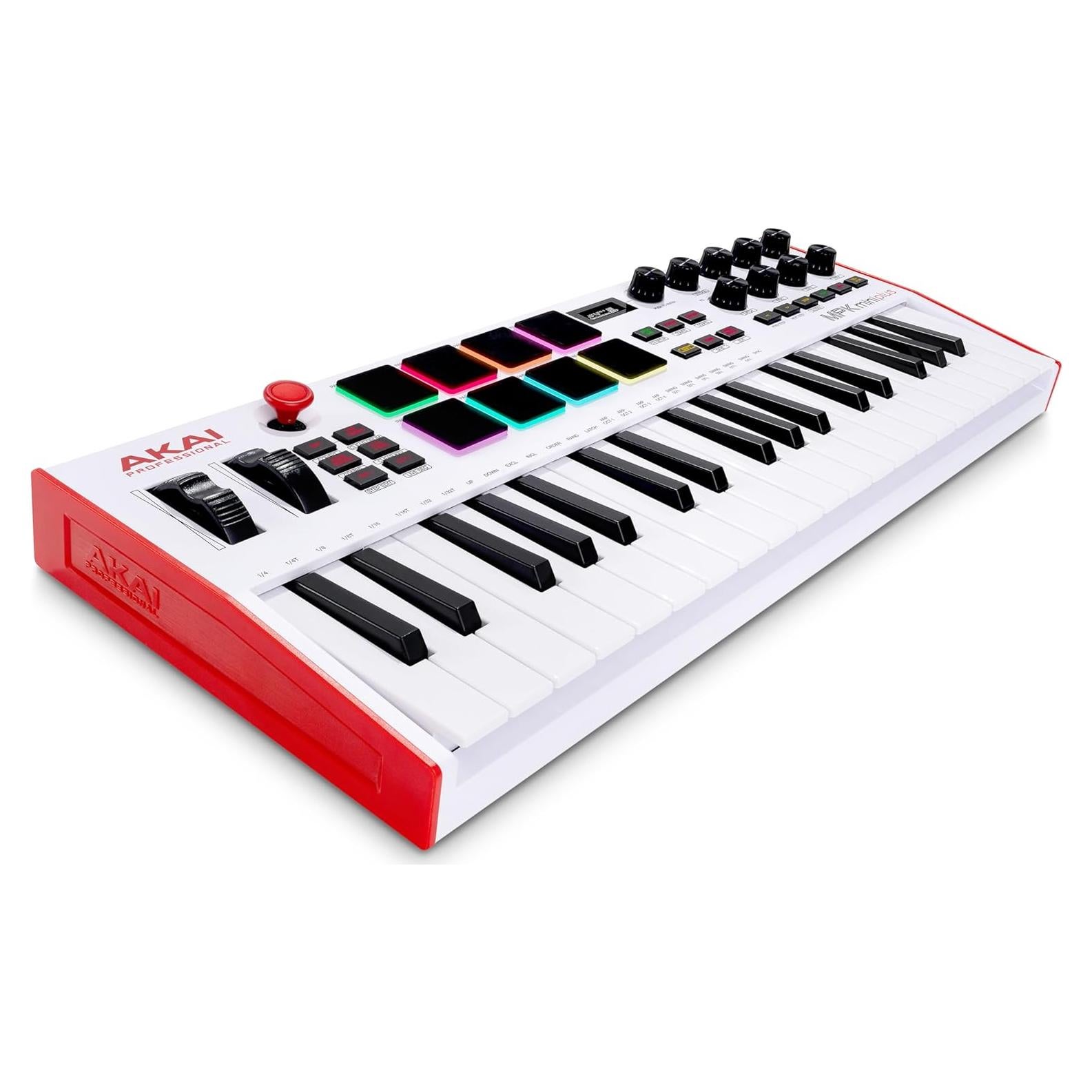 Controlador MIDI Akai MPK Mini Plus 37 Teclas USB Blanco