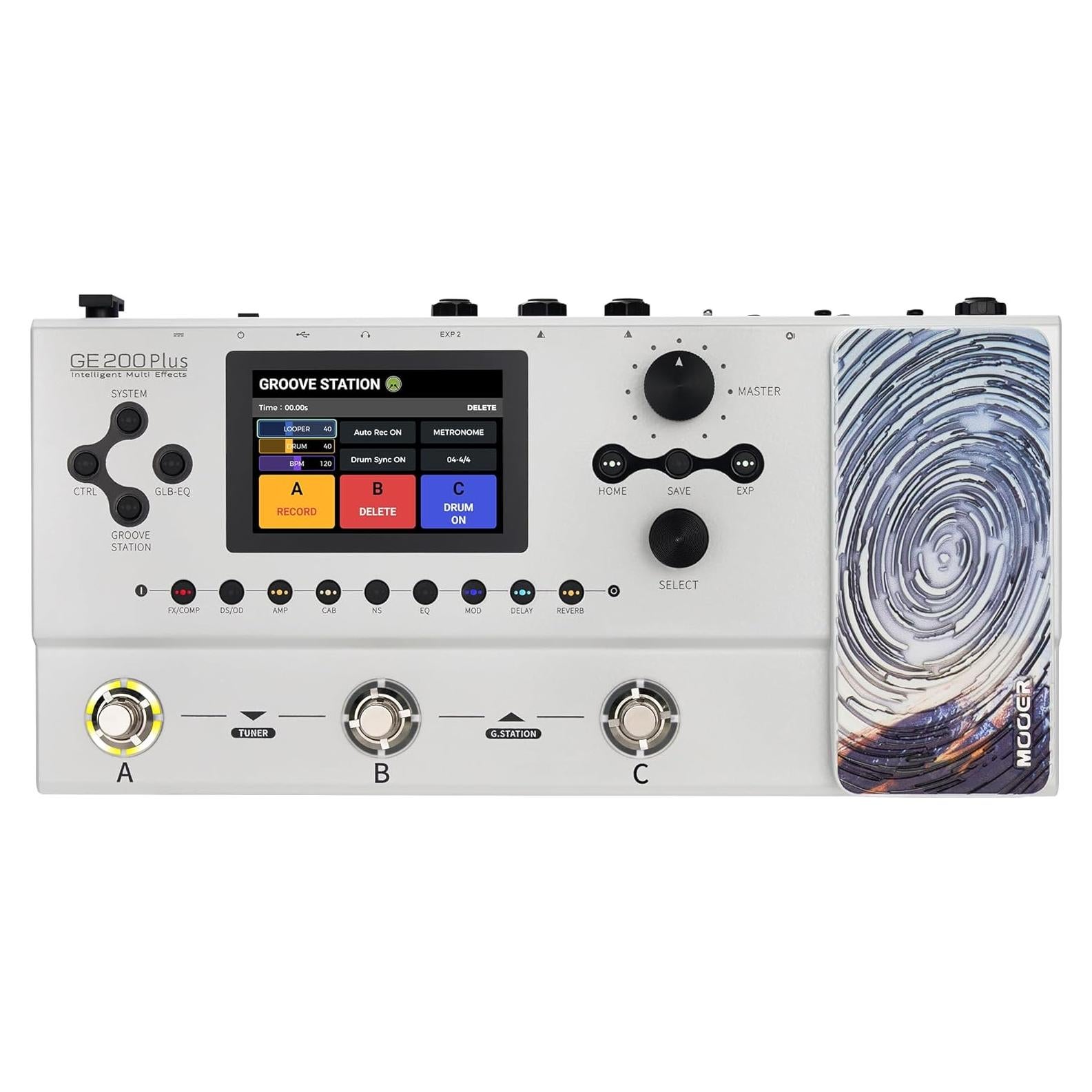 Procesador de Efectos MOOER GE200 Plus para Guitarra