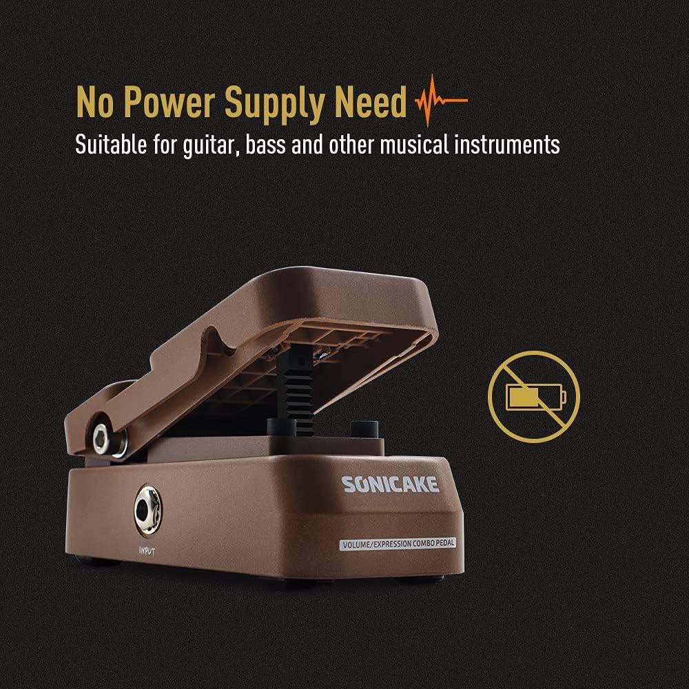 Pedal de Volumen y Expresión Pasivo SONICAKE Vexpress 2 en 1