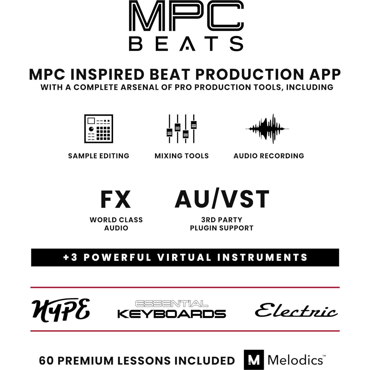 Teclado MIDI Akai MPK Mini Play MK3 con Altavoz y 25 Teclas