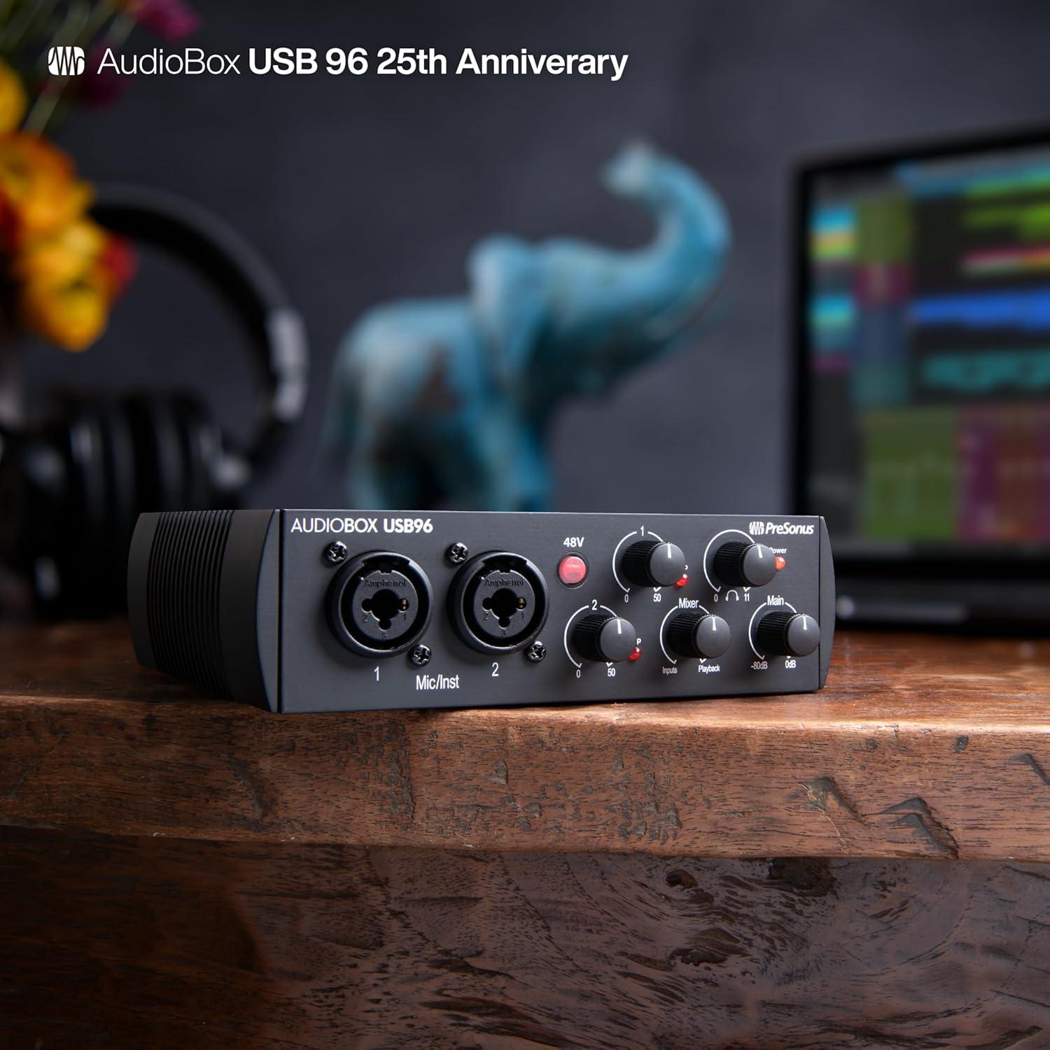 Interfaz de Audio PreSonus AudioBox 96 25 Aniversario USB