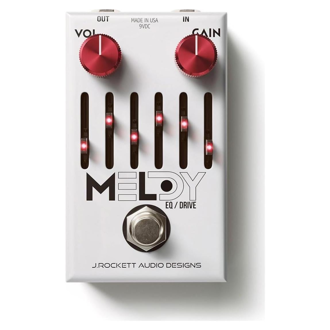 Pedal de Efectos para Guitarra Q Series Melody Overdrive 6 Bandas