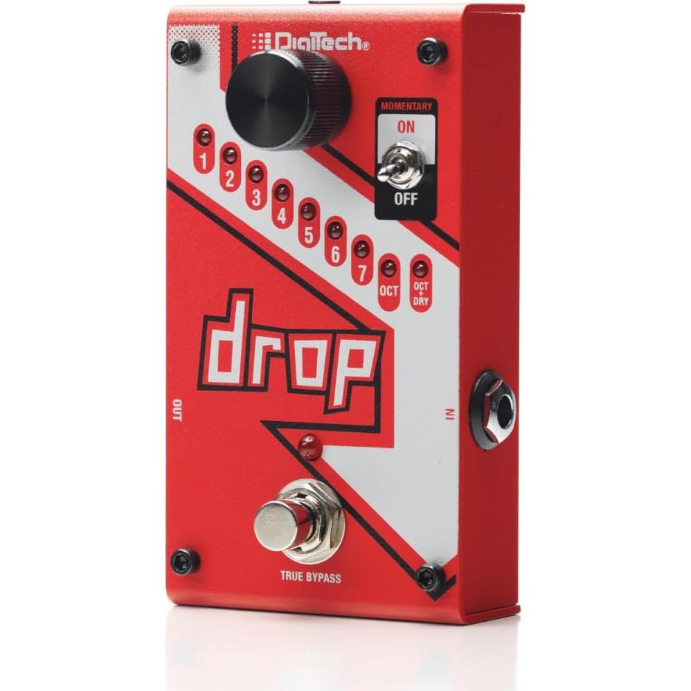 Pedal de Afinación Polifónica DigiTech DROP 9V Rojo