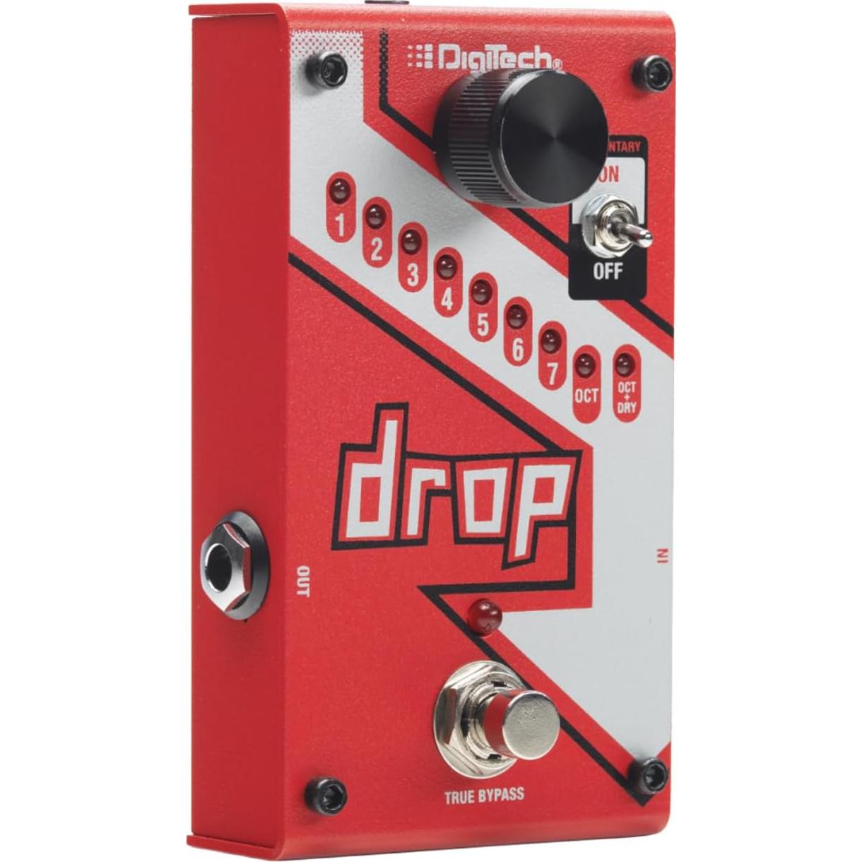 Pedal de Afinación Polifónica DigiTech DROP 9V Rojo