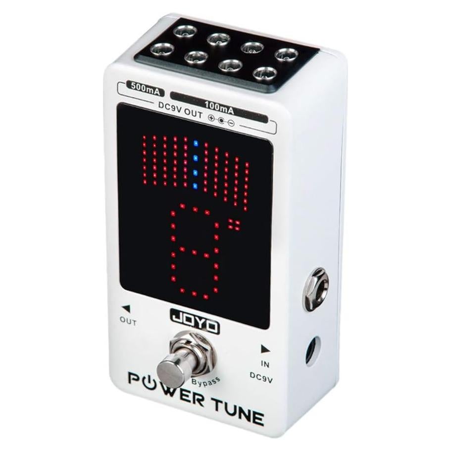 JOYO Power Tune JF-18R Fuente de Alimentación y Afinador 9V