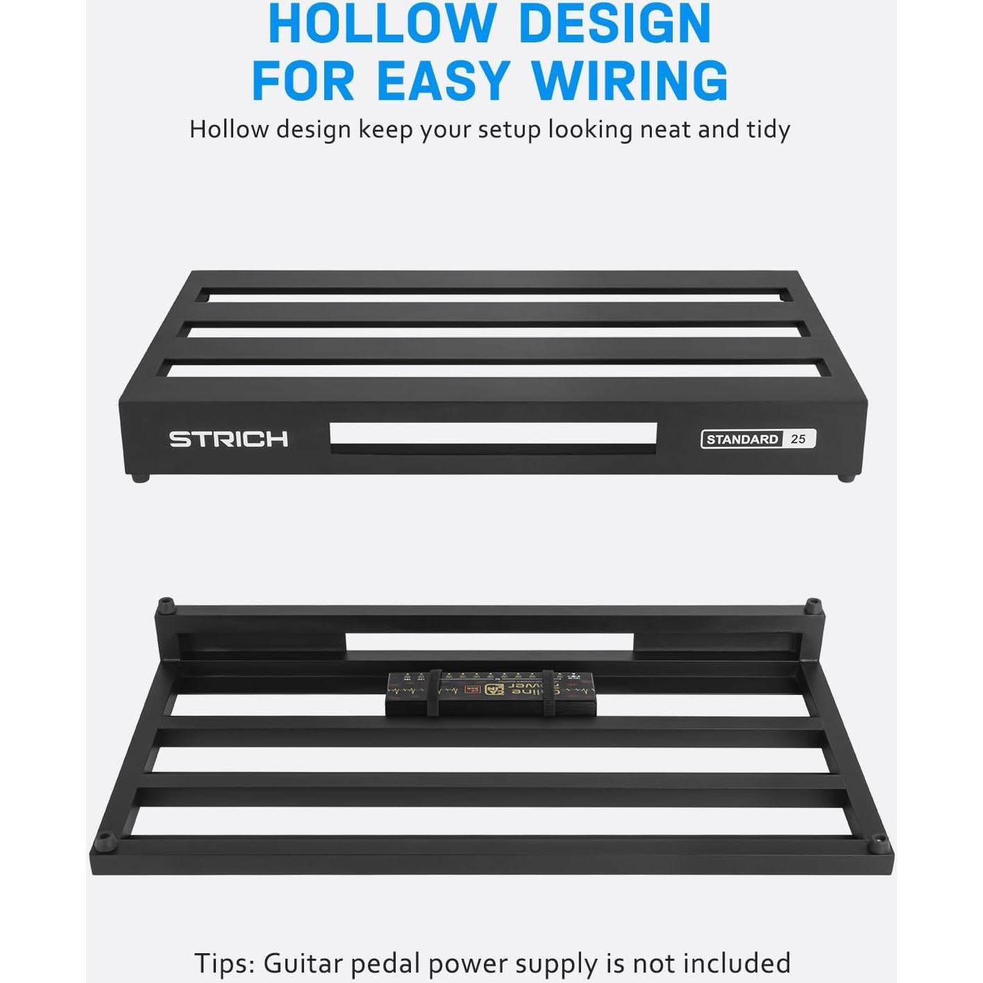 Tablero de Pedales STRICH Estándar 25, Aluminio 1.31kg